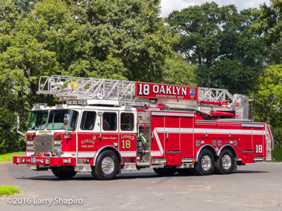 Oaklyn Fire Department NJ Ladder 18 2015 E-ONE Cyclone II HP100 e_Max quint Larry Shapiro photographer shapirophotography.net